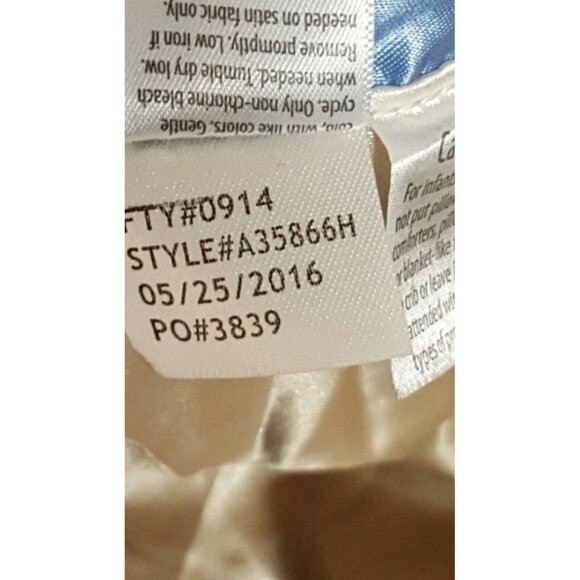 Baby Starters Teddy Bear Lovey Security Blanket Rattle Unbearably Cute Blue Tan - Picture 4 of 6